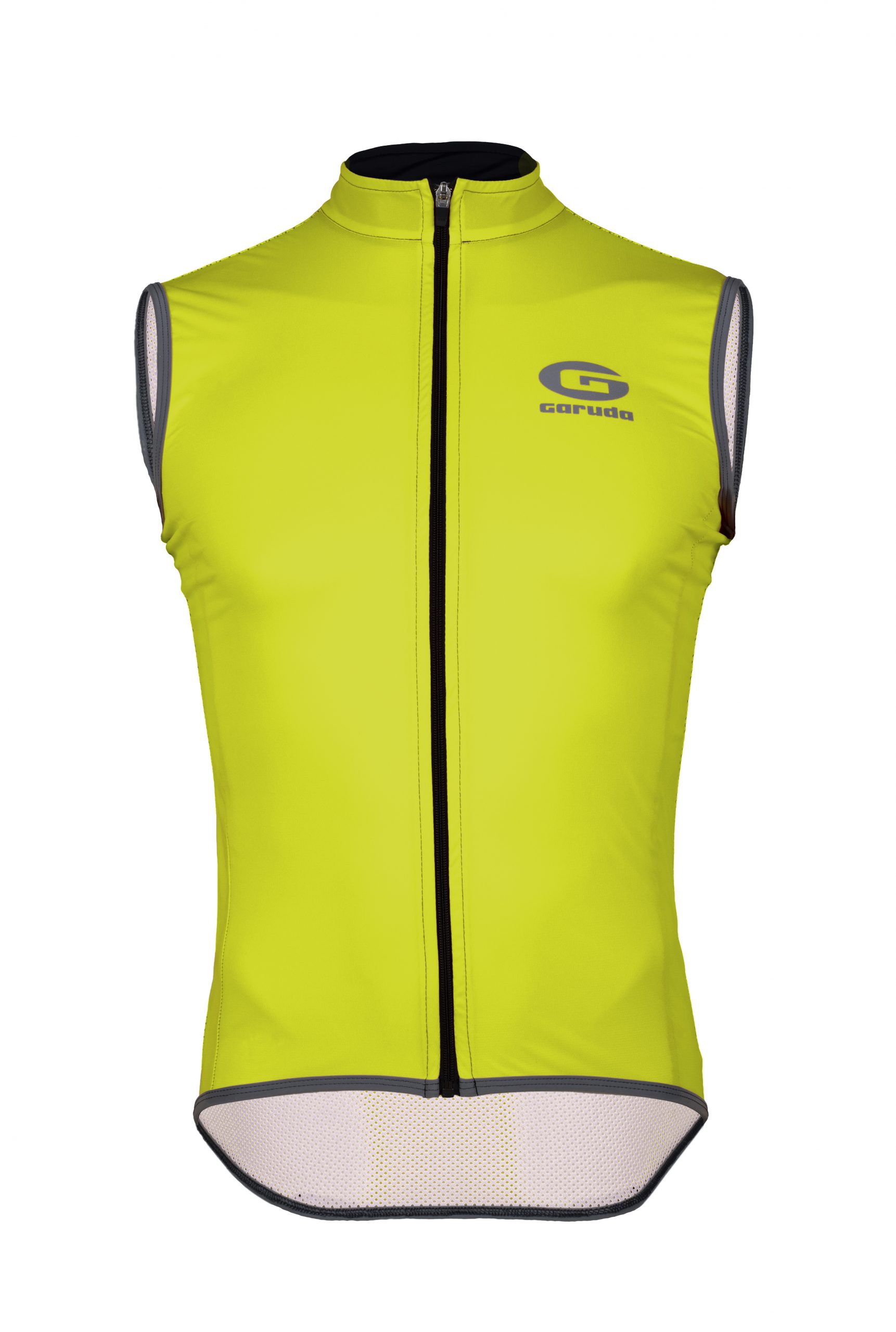 Gilet coupe-vent sans manches | Fluo | Made in France | Garuda Sports